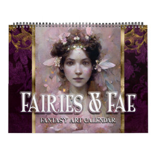 Calendario de arte de Fantasía Fae 1 2026