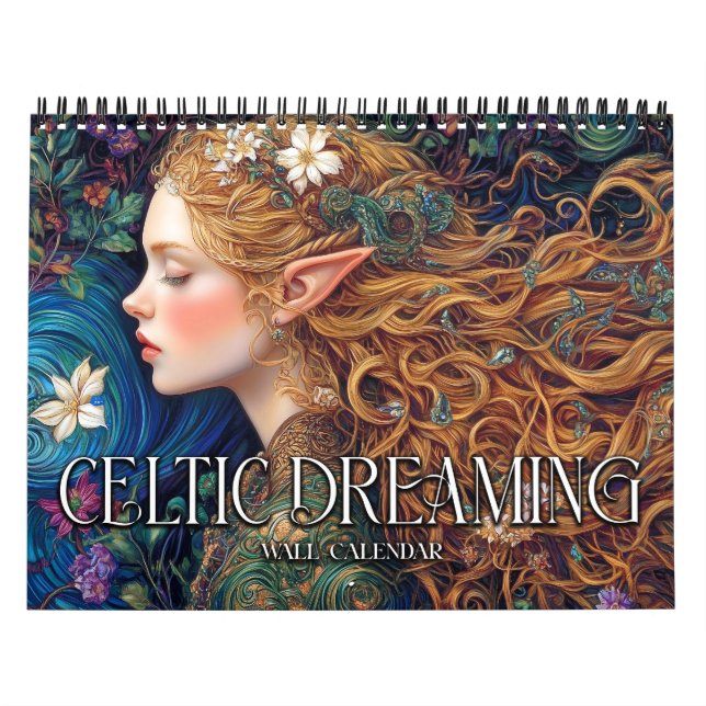 Calendario de Arte de Fantasía Soñando Celta 2027 (Tapa)