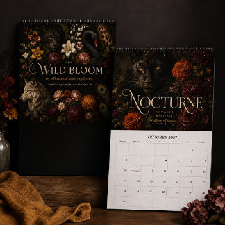 Calendario de Arte de Flor de Cumpleaños The Wild 