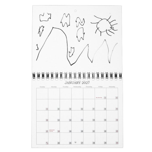 Calendario de arte de Isaac (Jan 2027)