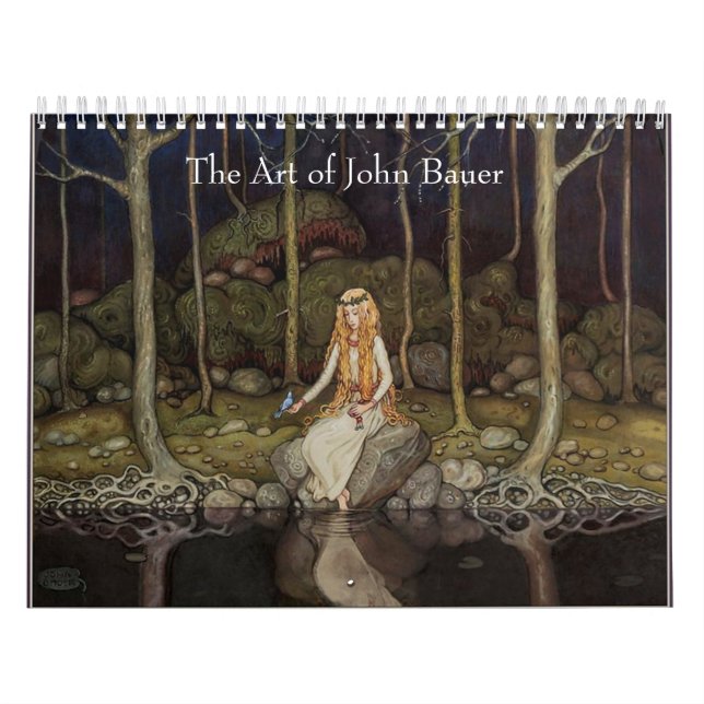 Calendario de arte de John Bauer (Tapa)