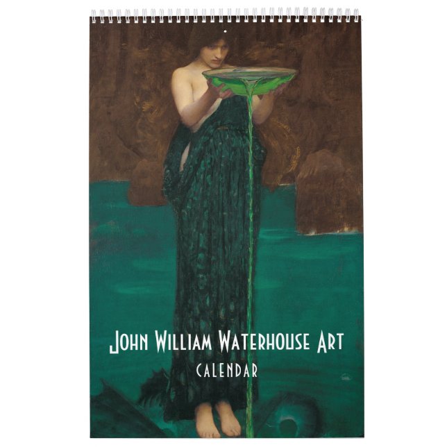 Calendario de arte de John William Waterhouse (Tapa)