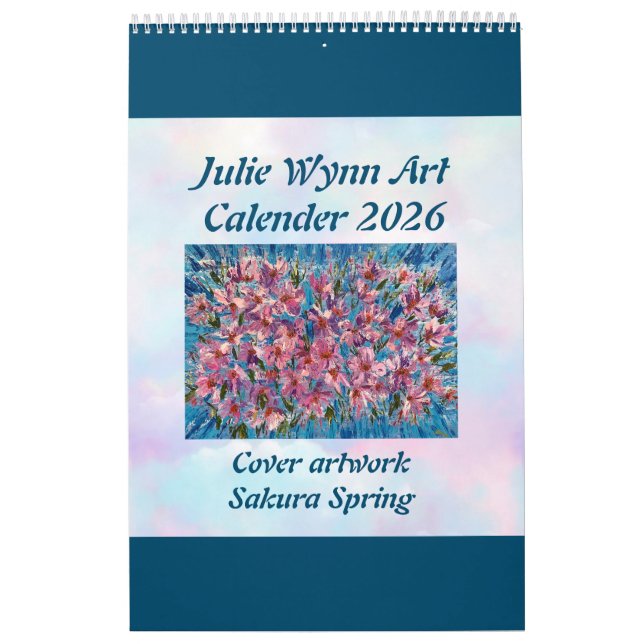 Calendario de arte de Julie Wynn (Tapa)