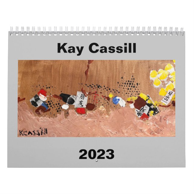 Calendario de Arte de Kay Cassill 2023 (Tapa)