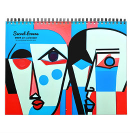 Calendario de arte de los amantes del secreto