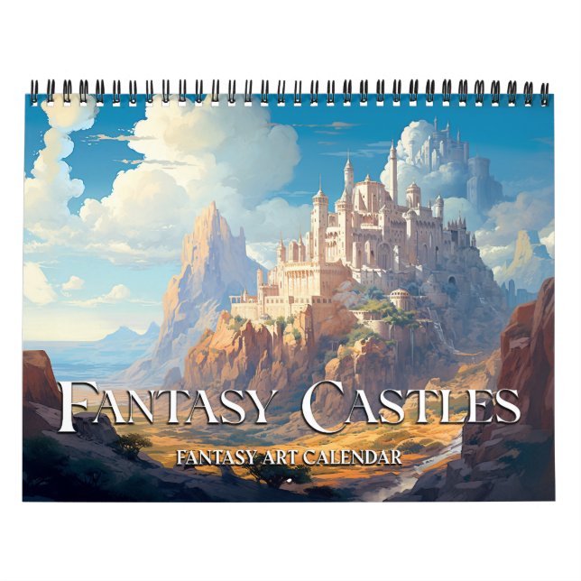 Calendario de Arte de los Castillos de Fantasía 20 (Tapa)