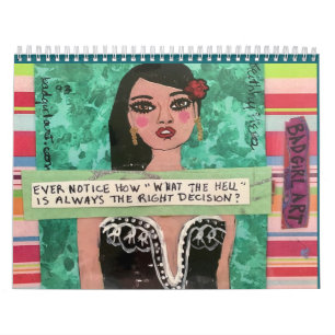 Calendario de arte de mal chica