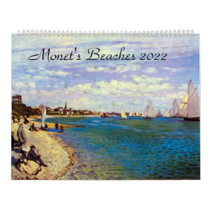 Calendario de arte de Monets Beaches 2022