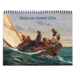 Calendario de Arte de Pinturas de Winslow Homer
