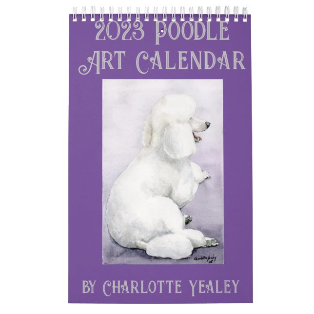 Calendario de arte de podle por Charlotte Yealey (Tapa)