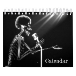 Calendario de arte de rayos X 1 - Blanco y negro