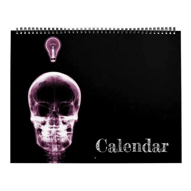 Calendario de arte de rayos X 3 - rosa (Tapa)
