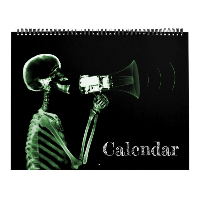 Calendario de arte de rayos X 5 - Verde (Tapa)