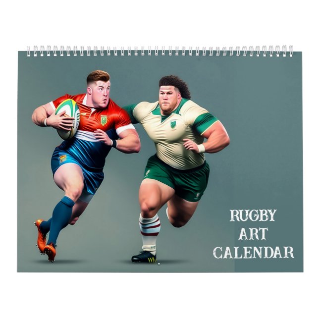 Calendario de arte de Rugby (Tapa)