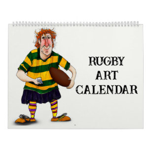 Calendario de arte de Rugby