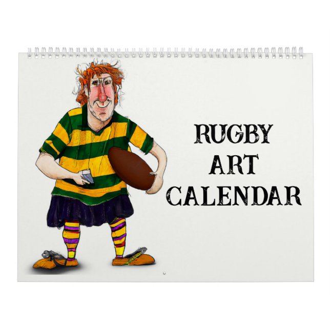 Calendario de arte de Rugby (Tapa)