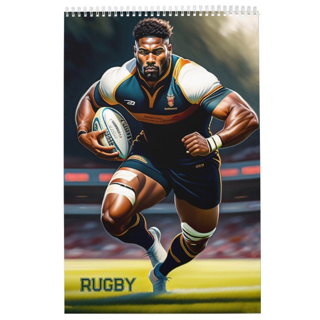 Calendario de arte de Rugby (Tapa)