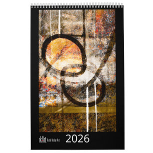 Calendario de Arte de Ruth Kedar 2026 en Negro