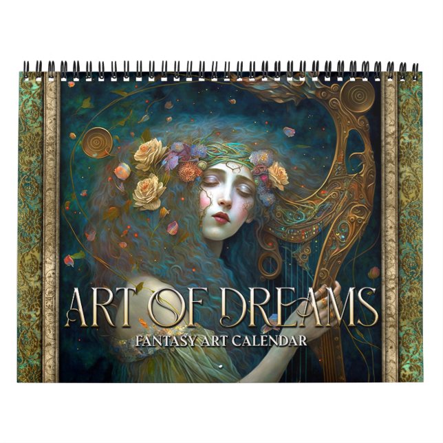 Calendario De Arte De Sueños Fantasía 2026 (Tapa)