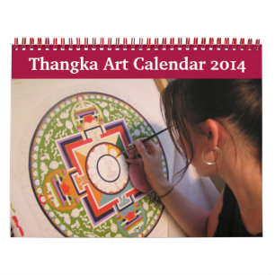 Calendario de arte de Thangka 2014