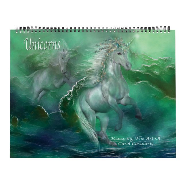 Calendario de arte de Unicornios 2013 (Tapa)