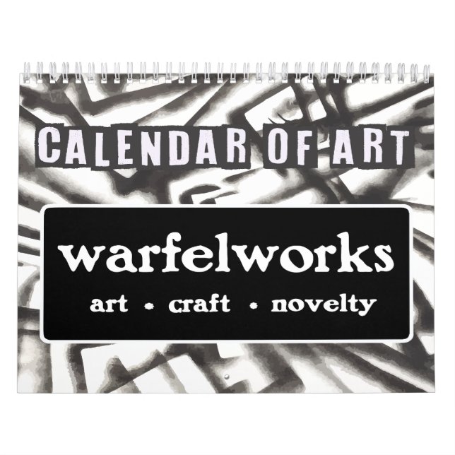 Calendario de arte de Warfelworks para 2025 (Tapa)
