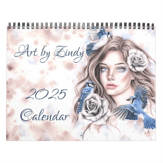 Calendario de Arte de Zindy 2025 (Tapa)