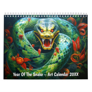 Calendario de Arte del Año de la Serpiente 20XX