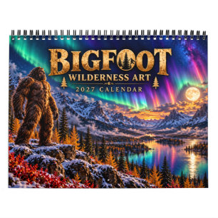 Calendario de Arte del Desierto Bigfoot 2027 Aur