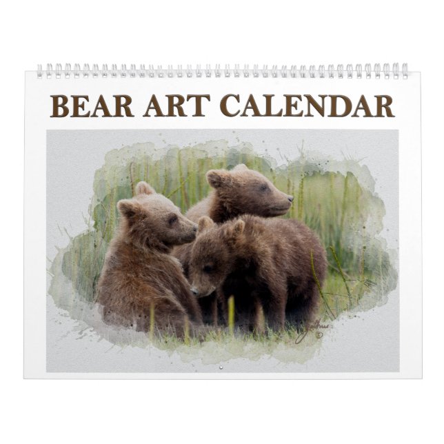 Calendario de arte del oso (Tapa)
