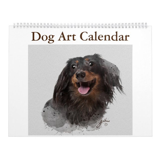 Calendario de arte del perro (Tapa)