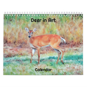 Calendario de arte del venado