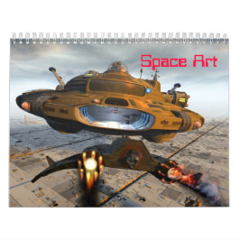 Calendario de arte espacial