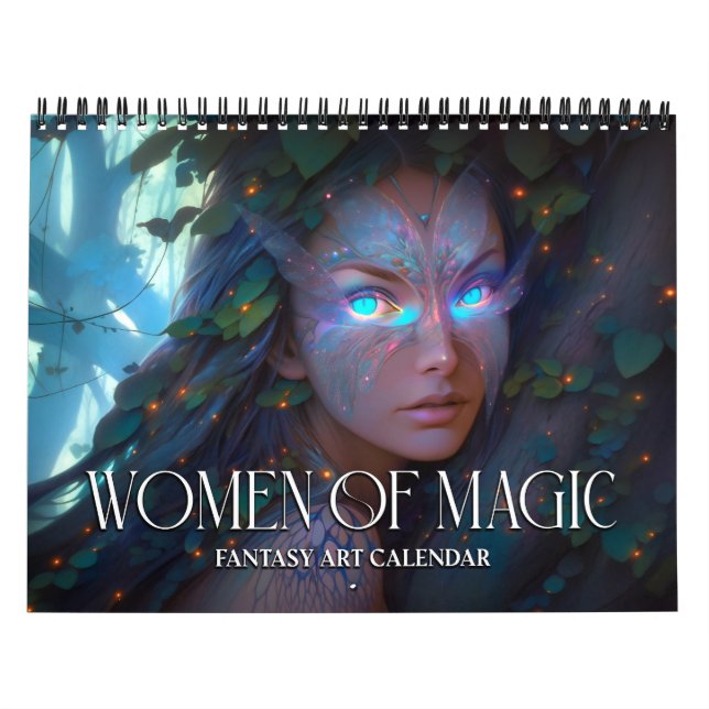 Calendario De Arte Fantasía De Las Mujeres Del Mág (Tapa)