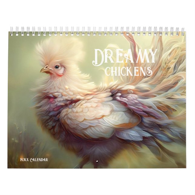 Calendario de Arte Fantasía de Pollos Soñadores 20 (Tapa)