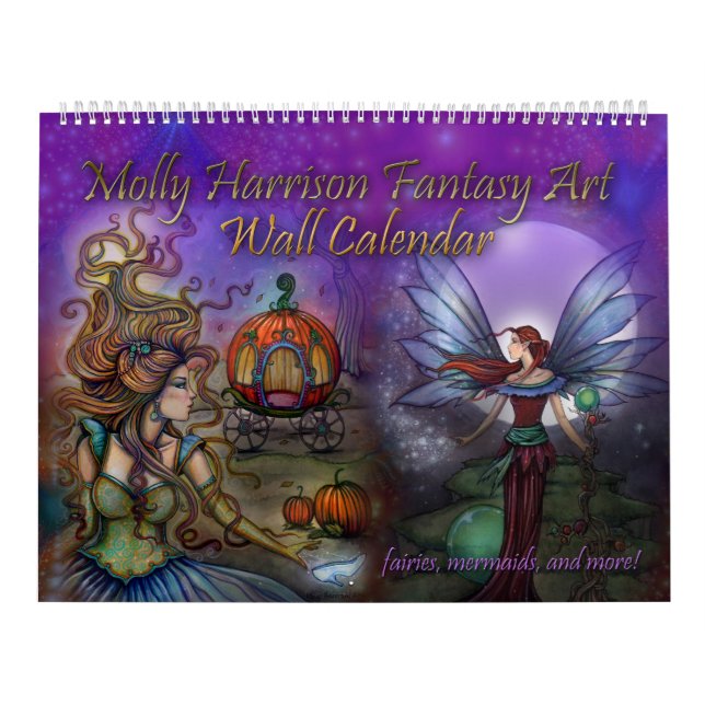 Calendario de arte fantasmal de Molly Harrison (Tapa)