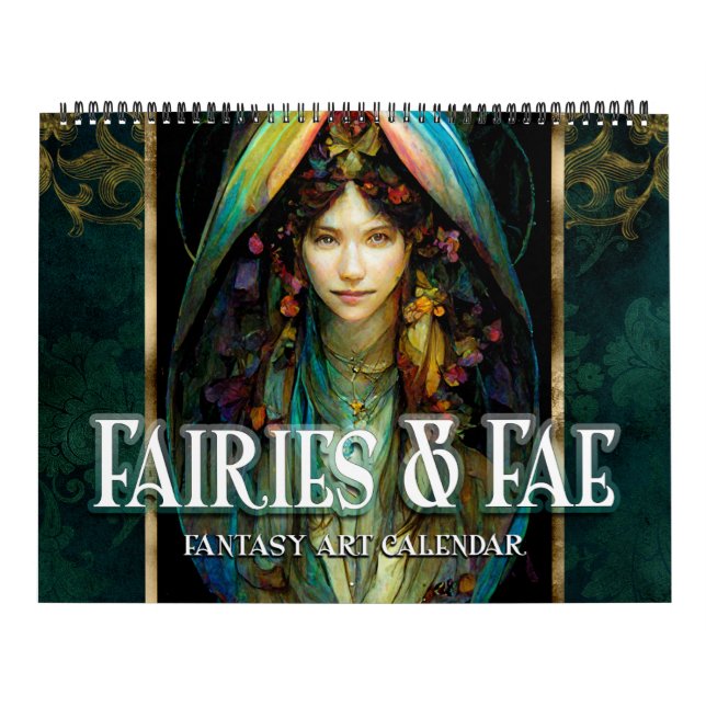 Calendario de Arte Fantástico 2027 Hadas y Fae 2 (Tapa)