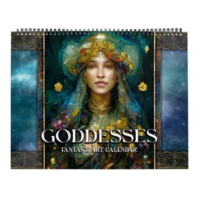 Calendario de Arte Fantástico de Diosas 2 2027 (Tapa)