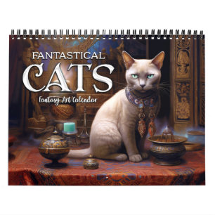 Calendario de Arte Fantástico de Gatos Fantásticos