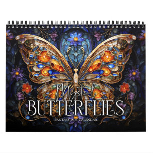 Calendario de Arte Fantástico de Mariposas Mística