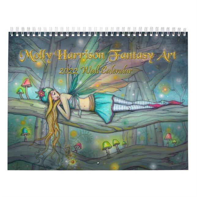 Calendario de Arte Fantástico de Molly Harrison 20 (Tapa)
