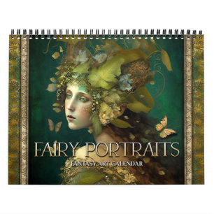 Calendario de Arte Fantástico de Retratos de Hadas