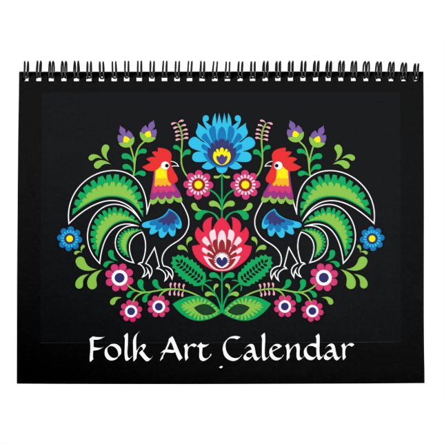 Calendario de arte folclórico (Tapa)