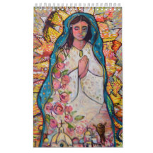 Calendario de Arte Folclórico Católico de Jen Nort