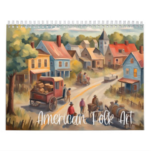 Calendario de arte folclórico de Estados Unidos