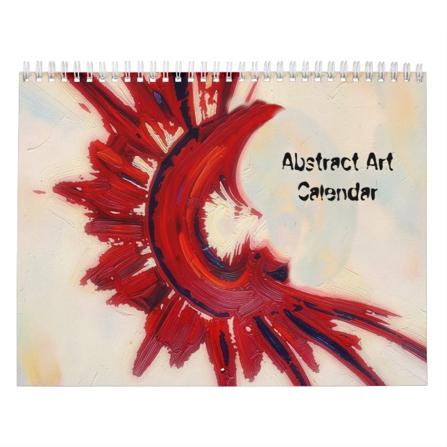 Calendario de Arte Fotográfico Abstracto Original (Tapa)