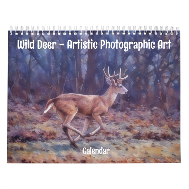 Calendario de Arte Fotográfico Artístico de Deer S (Tapa)