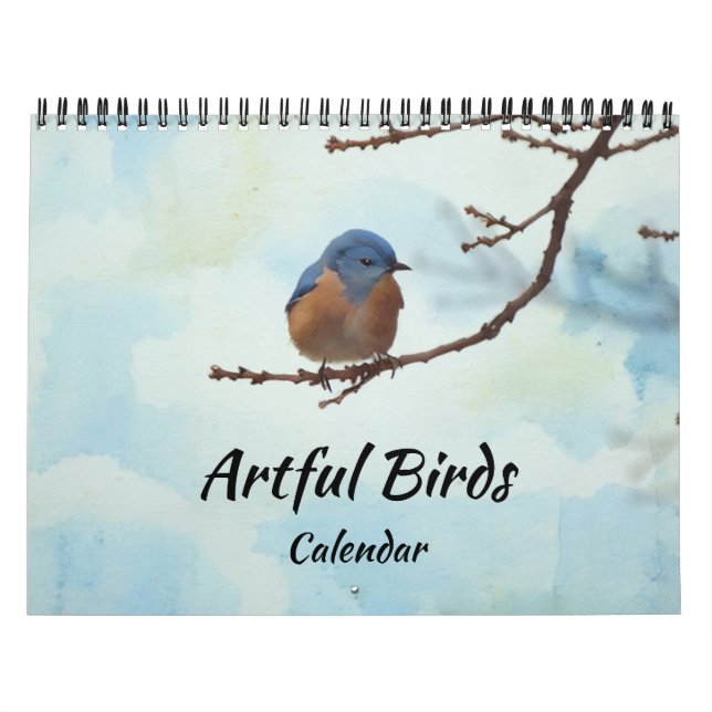 Calendario de Arte Fotográfico de Aves Artísticas (Tapa)