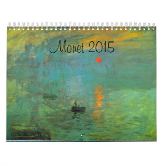 Calendario de arte francés Monet 2015