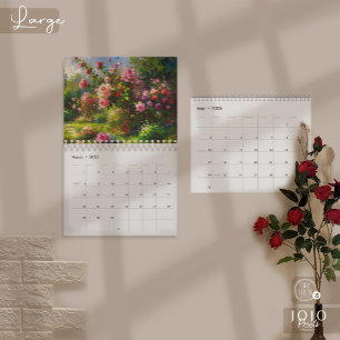 Calendario de Arte Impasto Vibrante 2026